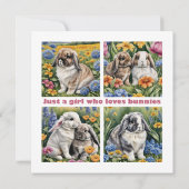 バニーズカードが大好きな女の子 (裏面)