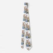 バニーズバニーフラワーラビットネックタイ ネクタイ (裏面)