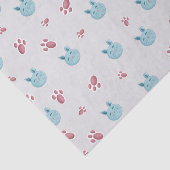 バニーティッシュペーパー – かわいいウサギのギフトラップ 薄葉紙 (詳細)