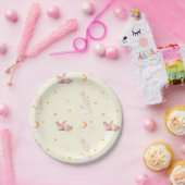 バニードリームスニュートラルベビーシャワー ペーパープレート (パーティー)