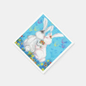 バニーナプキンス – ハグ スタンダードカクテルナプキン (角)