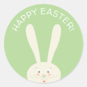 バニーハおもしろいピーイースターエッグス狩りパーティー ラウンドシール (正面)