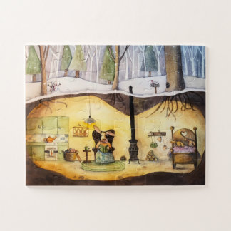 バニーハイバネーション11x14パズル（30個の大きいピース） ジグソーパズル