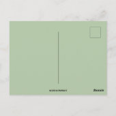 バニーハウスハッピーイースター ポストカード (裏面)