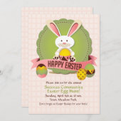 バニーハグ招待状 招待状 (正面/裏面)