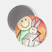 バニーハグ マグネット (正面/裏面)