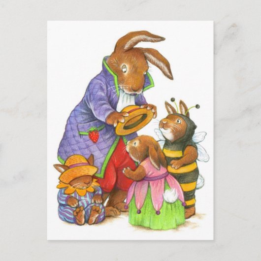 バニーハッツbyケイティ・ブラトゥン ポストカード (正面)