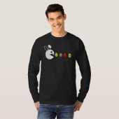 バニーハッピーイースター卵狩りゲームゲーマー Tシャツ (正面フル)