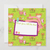 バニーハッピーバースデー シーズンカード (裏面)