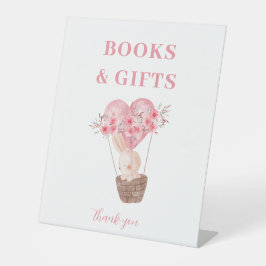 バニーハートリトルバレンタインブック&ギフトサイン 台座サイン