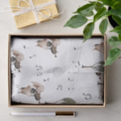 バニーバイオリニストティッシュペーパー 薄葉紙 (ギフト)