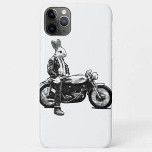 バニーバイクもしくは自転車に乗る人 iPhone 11 PRO MAXケース