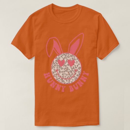 バニーバニーヒョウ柄 Tシャツ (デザイン正面)