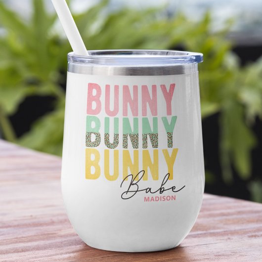 バニーバベキュートモダンガーリーイースターパーソナライズされた