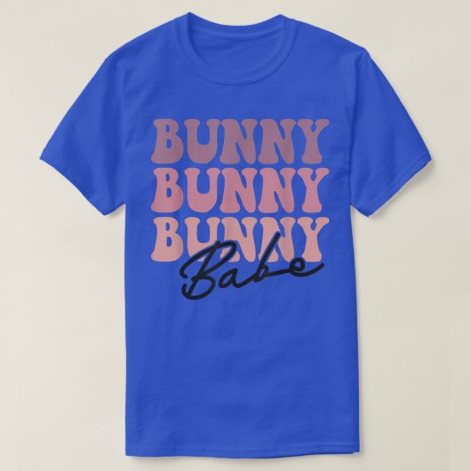 バニーバベハッピーイースターデイ Tシャツ (デザイン正面)