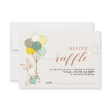 バニーバルーンおむつレッフルカード