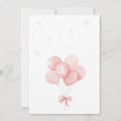 バニーバルーンバースデーパーティー 招待状 (裏面)