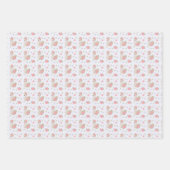 バニーバレリーナベビーシャワー ラッピングペーパーシート (正面3)