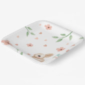 バニーバースデーパーティー紙プレート ペーパープレート (傾斜あり)