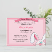 バニーバースデーパーティ招待状 招待状 (スタンド正面)