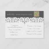 バニーパターン 名刺 (裏面)