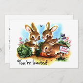 バニーパッチ(d) 招待状 (正面/裏面)