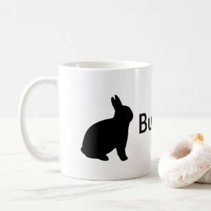バニーパパラビットパーソナライおもしろいズ コーヒーマグカップ