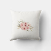 バニーパーソナライズされた子供部屋ルームスイートドリームズ クッション (裏面)