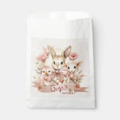 バニーパーソナライズされた、シック&ラムイースタートリートバッグ フェイバーバッグ (正面)