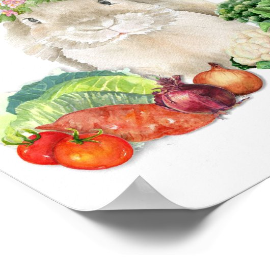 バニービュッフェイースターパーティーポスター装飾 ポスター (角)