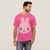 バニーピポップ・アートのンク Tシャツ (正面フル)