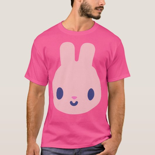 バニーピポップ・アートのンク Tシャツ (正面)