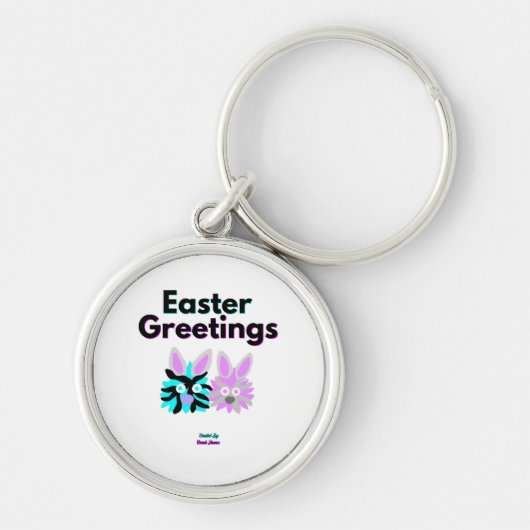 バニーファジーズプレミアムラウンドキーチェーン キーホルダー (正面)