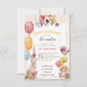 バニーフクロウとバードファースト 招待状 (正面)