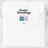 バニーフジー長方形ステッカー 長方形シール (バッグ)