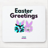 バニーフッツィースマウスパッド マウスパッド (正面)