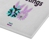 バニーフッツィーズガラス切断板 カッティングボード (角)