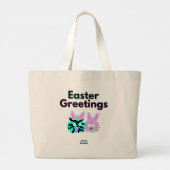 バニーフッツジージャンボトートバッグ ラージトートバッグ (裏面)