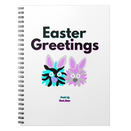 バニーフッツジースパイラルノート ノートブック (正面)