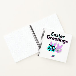 バニーフッツジースパイラルノート(21.6 cm x 21.6 cm) ノートブック