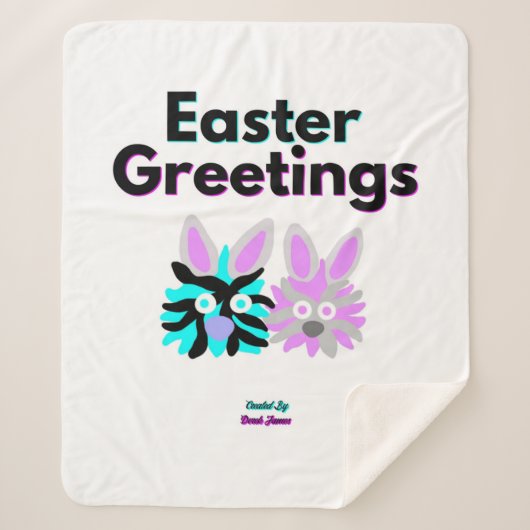 バニーフッツジーミディアムシェルパブランケット シェルパブランケット (正面)