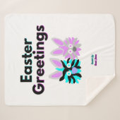 バニーフッツジーミディアムシェルパブランケット シェルパブランケット (正面(横))