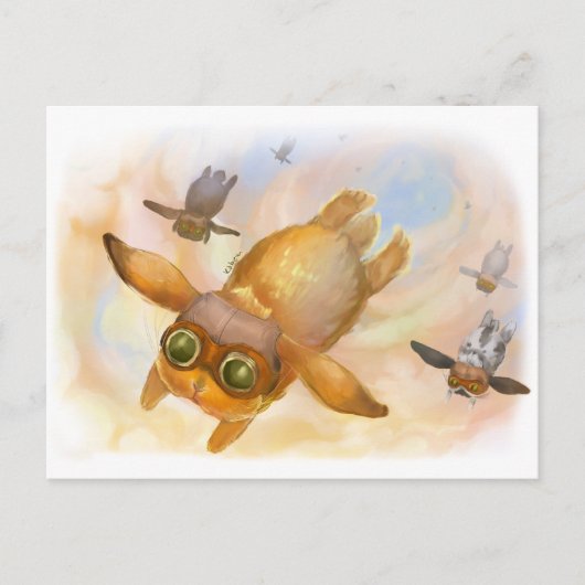 バニーフライ ポストカード (正面)