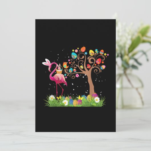 バニーフラミンゴイースター2021 |かわいいフラミンゴ シーズンカード (スタンド正面)