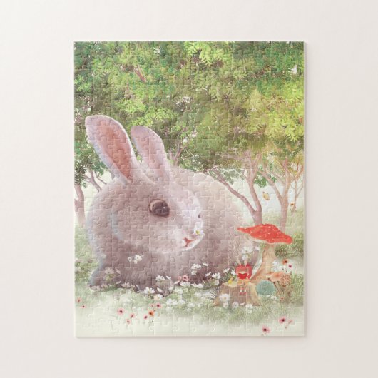 バニーフラワーズジグソーパズル ジグソーパズル (縦)