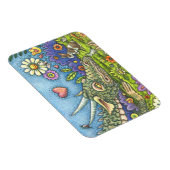 バニーフレンドリートレイルのイースタードラゴンかわいいファンタジー マグネット (右側)