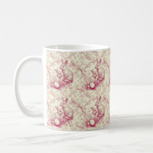 バニーブリスマグカップ:イースターセレニティ コーヒーマグカップ (左)