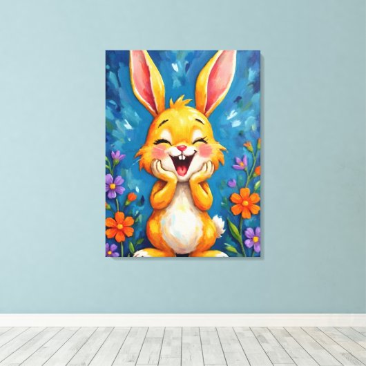 バニーブリス キャンバスプリント (インサイチュ (ウッドフロア))