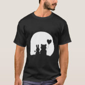 バニーベアラブの日 ウサギ Tシャツ (正面)