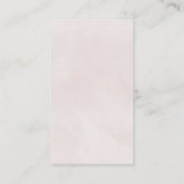 バニーベビーシャワーガールおむつラッフル エンクロージャーカード (裏面)